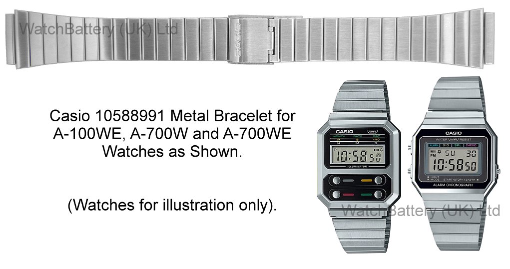 Casio Watch Straps. Genuine Replacement Casio Watch Straps for A 700WE Casio Watch